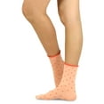 thumbnail image 3 of TeeHee Women's Fashion Ankle Socks, 3 Pair combo (Polka Dot), 3 of 6