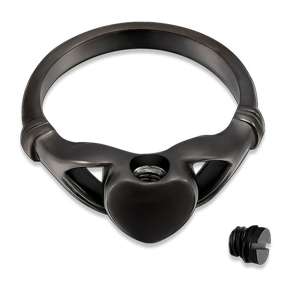 Love Heart Cremation Pendant Small Urns For Ashes Keepsake Urn Rings Men Women Memorial Mini Urns