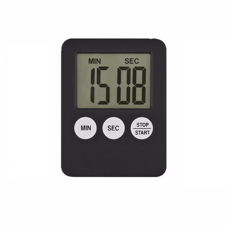 

VEAREAR Digital Timer Magnetic Square LCD Digital Timer Kitchen Cooking Countdown Alarm Clock Tools