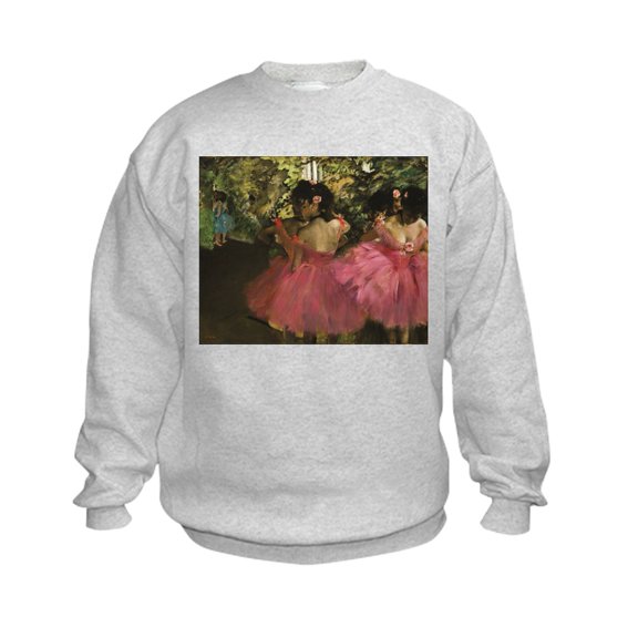 CafePress - Dancers In Pink By Edgar Degas Sweatshirt - Kids Sweatshirt, Youth Crew Neck Sweatshirt