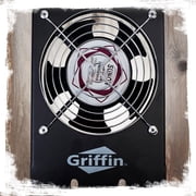 Rackmount Exhaust Cooling Fan by Griffin - 3U Ultra-Quiet Triple Fans - Keep Studio Equipment Gear Cool Rack Mount on Network IT Server - UL Approved Temperature Control Panel for DJ PA AMP Cabinet