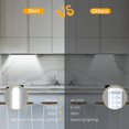 thumbnail image 2 of Luz LED del armario con sensor de movimiento, luz LED regulable de 12 pulgadas con luz LED debajo del gabinete de cocina, iluminación inalámbrica magnética debajo del mostrador compatible bl Afortunado Sencillez, 2 of 5