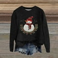 thumbnail image 3 of Zhanying Womens Fall Sweaters Soft Knit Family Festive Sweater Plus Size Festive Holiday Pullover Sweater, 3 of 5
