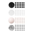 thumbnail image 2 of Abbracc 100 Pieces 9mm Silicone Beads Spacer Beads Colorful Assorted Round for Lanyard 4 Colors, 2 of 9