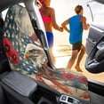 thumbnail image 4 of Binienty Vintage Eagle American Flag Towel Seat Covers For Trucks For Hiking Gym Swimming Highly Absorbent Waterproof Car Sweat Towel Seat Cover for Van SUV Sedan, 4 of 8