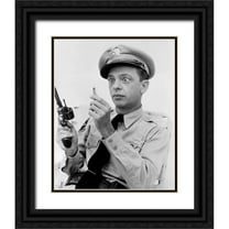 Vintage Hollywood Archive 12x14 Black Ornate Wood Framed with Double Matting Museum Art Print Titled - Don Knotts Barney, Andy Griffith Show