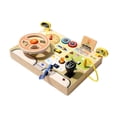 thumbnail image 4 of BELOVING Analog Steering Wheel Cognition Game Lights Switch Busy Board Montessori Toy, 4 of 10
