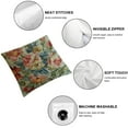 thumbnail image 6 of Luxuty Natural Silk Hand Woven Roses Bouquet Aubusson Pillow Cushion Cover, 6 of 7