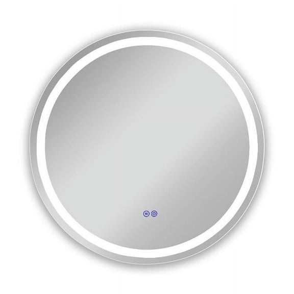 Chloe Lighting CH9M042BL24-RND 24 in. 3 Color Temperatures 3000K-6000K Luminosity Back Lit Round Touchscreen LED Mirror