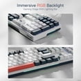 thumbnail image 3 of Teclado para juegos Redragon K668 RGB mecánico con cable de 104 teclas, 3 of 8