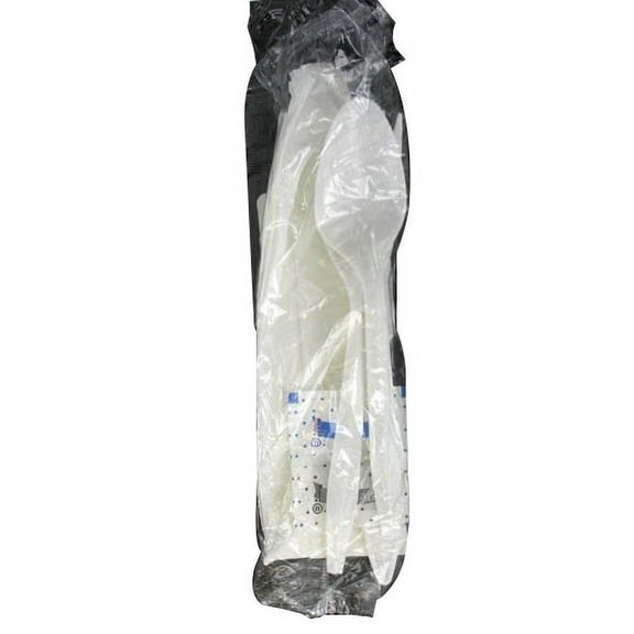 Imports Medium Weight Cutlery Kit Black, Polypropylene | 250/Case