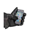 thumbnail image 3 of Karla Hanson 78104 Women's Leather Touch Screen Gloves with Bow Black Small (78104BLACK-S), 3 of 4