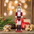thumbnail image 4 of Desktop Christmas Traditional Nutcracker Figure Wooden Nutcracker Soldier Holiday Decor, 4 of 9