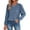 Blue, variant on Aayomet Womens Shirts Womens Fall Long Sleeve Stretch Slim Round Neck Ribbed Basic Shirts,Light Blue XL