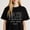 Black-1, variant on Religious themed Graphic for Adults Funny Revelation inspired Casual Tee print T Shirt
