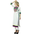 thumbnail image 3 of Phagun Women Designer Cotton Tunic White Solid Straight Kurti Casual Clothing-8, 3 of 6