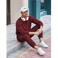 thumbnail image 5 of COOFANDY Men's Tracksuit 2 Piece Sweatsuit Set Long Sleeve Pullover Athletic Suit For Sports Casual Fitness Jogging, 5 of 11