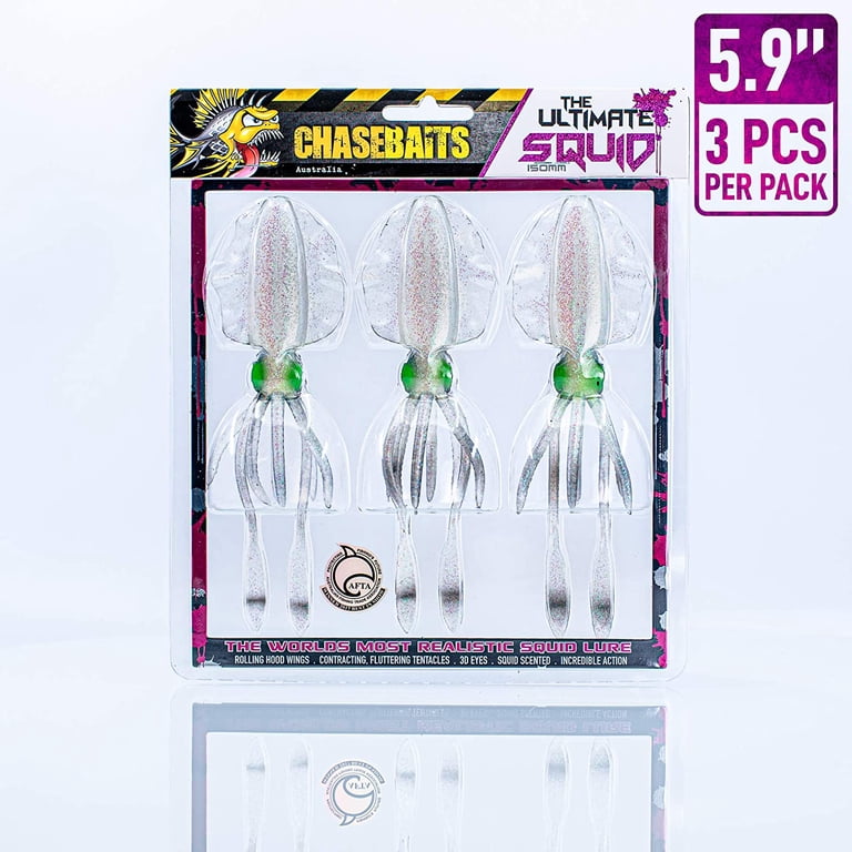 chasebaits the ultimate squid fishing lure (Clearance) – Anglers Central Don’t just limit this rig to the Ultimate Squid Chasebaits The Ultimate Squid 150mm