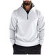 thumbnail image 2 of pstuiky camisas de manga larga para hombre, Sudadera con capucha de manga larga para hombre, estilo casual, con bolsillos, color liso Tops de hombre xl, 2 of 9