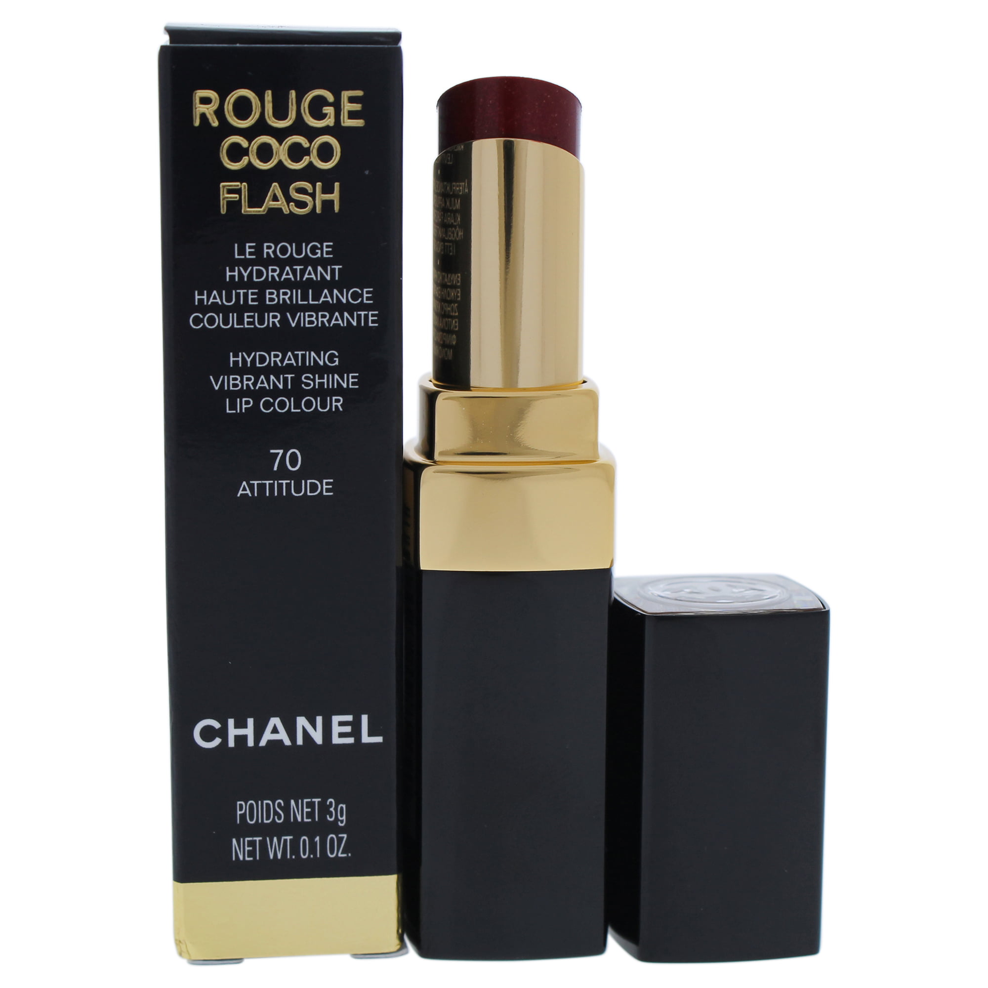 Rouge Coco Flash Lipstick 70 Attitude By Chanel For Women 0 1 Oz Lipstick Walmart Com
