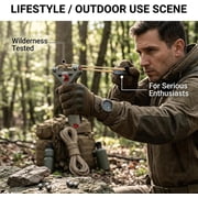 Slingshot, High Precision Aluminum Alloy Professional Catapult – Outdoor Recreational Slingshot for Adults
