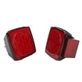 thumbnail image 4 of LED Square Trailer Light, 12V 2PCS Energy Saving Trailer Tail Brake Light High Security Shock Resistant Super Brightness  For Campers Boats Snowmobiles, 4 of 8