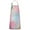 Pastel Floral Watercolor, variant on Colorful Rainbow Tie Dye Spiral Pattern Apron-Garden Aprons for Women with Pockets-Cotton Linen Waterproof Kitchen Cooking Gardening Aprons Adjustable for Kitchen,Cooking,BBQ and Salon 33x27 Inch