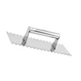 thumbnail image 4 of oshhnii Drywall Trowel Steel Comb Trowel Putty Tile Flooring Trowel for Floor Tiling 28cm, 4 of 9