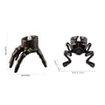 thumbnail image 4 of 2 Pcs Halloween Decorations Set Creepy Halloween Ghost Skeleton & Hand with Candles Lamp, Halloween Decorative Night Lights for Desk Decor, Life-Sized Spooky Hands, Black, 4 of 10