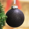 thumbnail image 3 of SLEETLY 28pk Black Ornaments for Christmas Tree Holiday Xmas Decorations, Shatterproof Plastic 3.15 Balls, Icicles and Snowflakes, 3 of 6