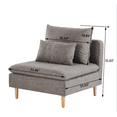 thumbnail image 3 of 33.46 inch Armless Sofa 56944, 3 of 8