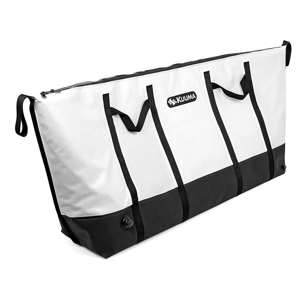 Kuuma 240 Quart Portable Soft Side Insulated Fish Cooler Bag w/ Drain