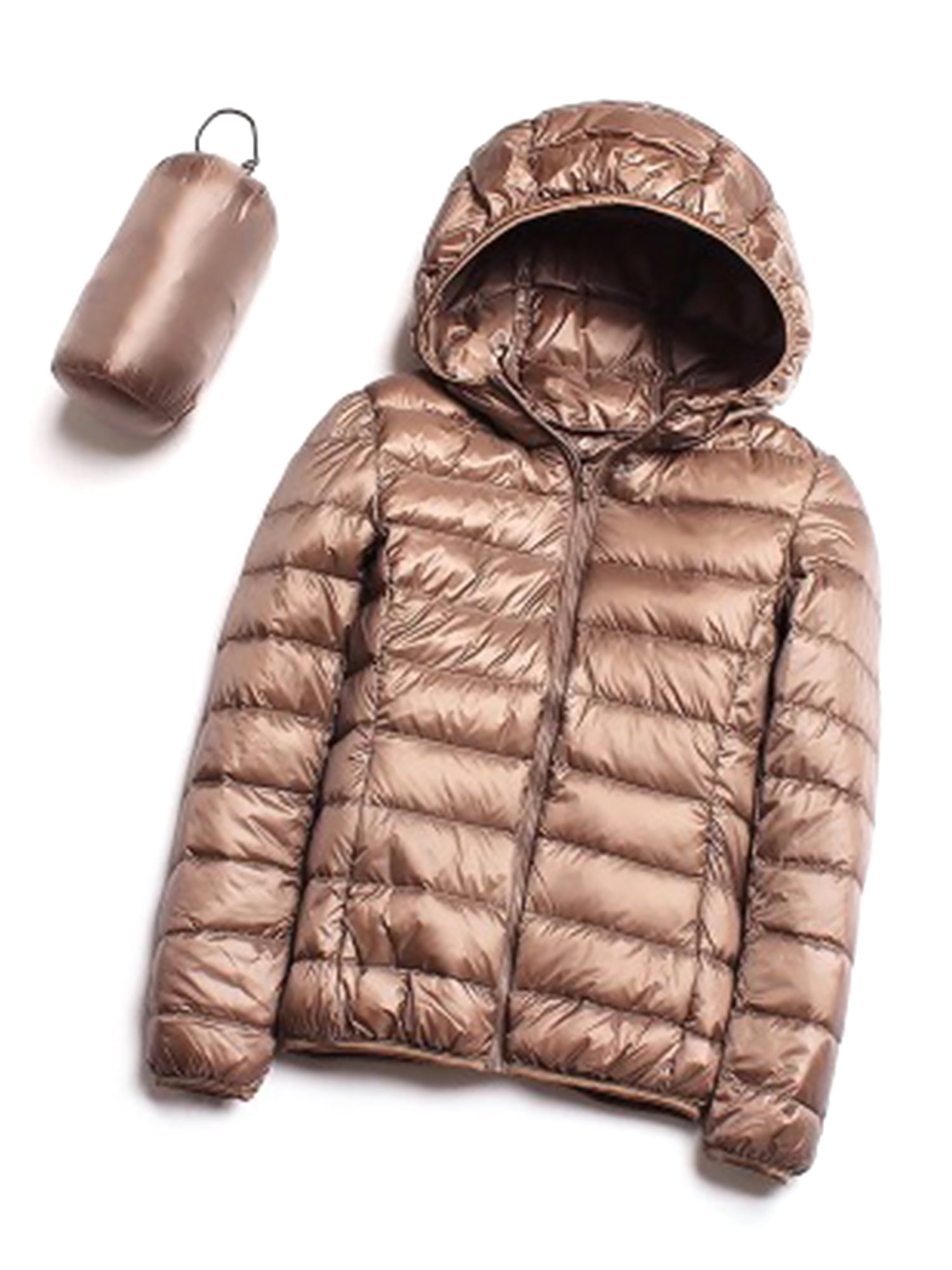 Ultra Light Packable Women's Hooded Winter Warm Down Parka Jacket Outwear Coat