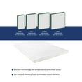 thumbnail image 3 of Perfect Cloud Gel-Infused 2-inch Memory Foam Mattress Topper (Twin), 3 of 10