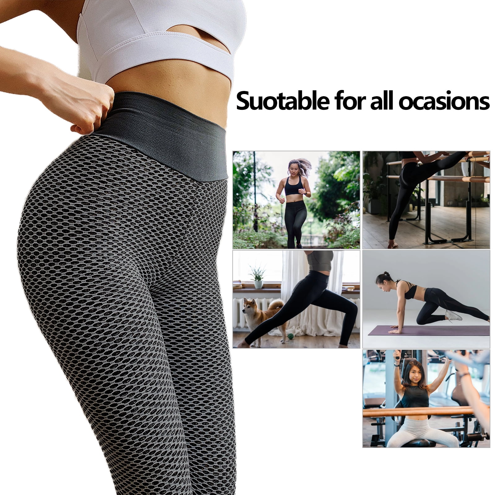 Anti Cellulite Push Up Sport Fitness Laufhose Damen Tights Leggins Yoga  Leggings | eBay