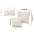 thumbnail image 3 of Soft Geometric Pillow for Couch Sofa Bedroom Living Room Decorative Throw Cover, 3 of 4