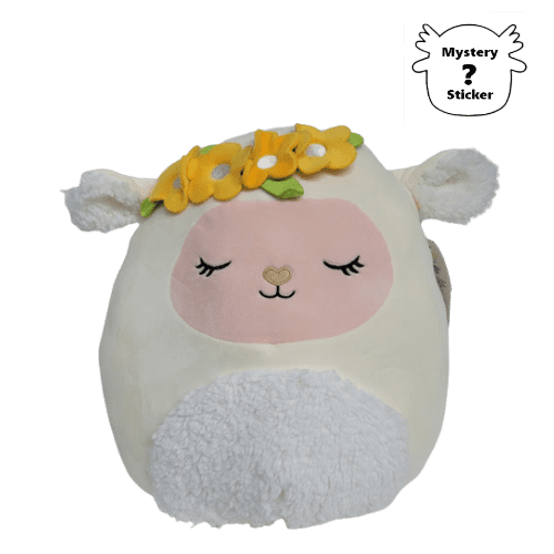 Kellytoy Squishmallow Easter 12" Leslie the Rainbow Lamb Plush Doll AUTHENTIC!! 