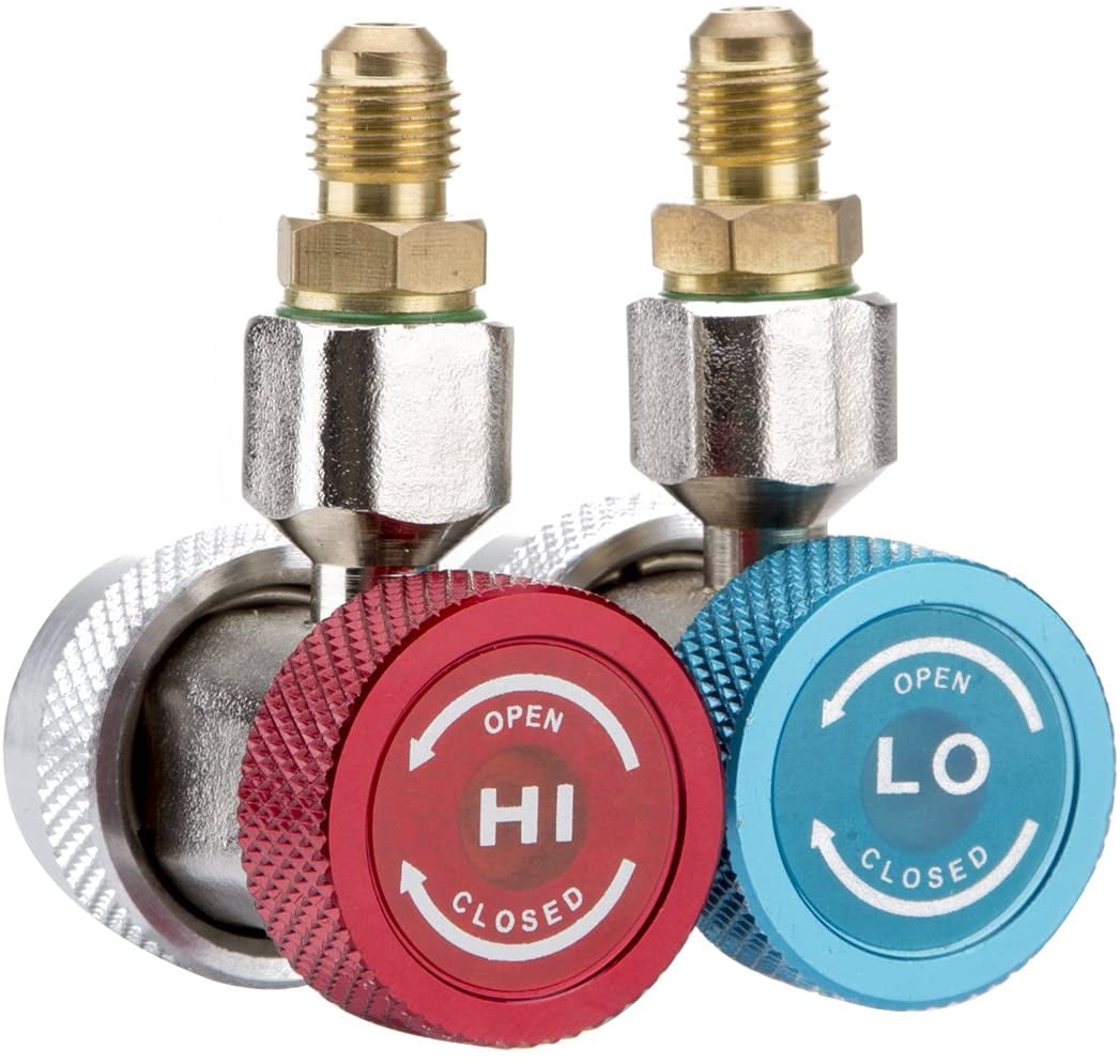 Adaptateurs de connecteur à coupleur rapide pour voiture, R134A R1234yf eon H/L, pour climatisation, réigérant, ensemble de jauges de collecteur réglables 1420 Adaptateurs de connecteur à coupleur rapide pour voiture, R134A R1234yf eon H/L, pour climatisation, réigérant, ensemble de jauges de collecteur réglables 1420
