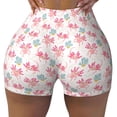 thumbnail image 2 of Pofeuu Cute Axolotl Print Workout Shorts for Women Scrunch Butt Lifting High Waisted Yoga Gym Seamless Booty Biker Shorts-XX-Large, 2 of 8