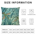 thumbnail image 5 of Shiartex Animal Colorful Dragonfly Throw Pillow Covers , Modern Cushion Cases Lumbar Pillow Decorative Pillowcases for Sofa Couch Farmhouse Bedroon Living Room Home Decoration 22x22in, 5 of 5