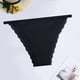 thumbnail image 2 of Gibobby Ropa interior bikini elástica para mujer Mujeres Boyshort Bragas sexy Ropa interior de tiro bajo Calzoncillos cómodos Lencería femenina(Negro， XL), 2 of 4