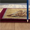 thumbnail image 2 of JERFIT Lodge Area Rug 7x10 Feet, Red Cabin Outdoor Theme Carpet, Polypropylene Stain Resistant Rug for High Traffic Areas, Entryway Living Room Bedroom, 2 of 5