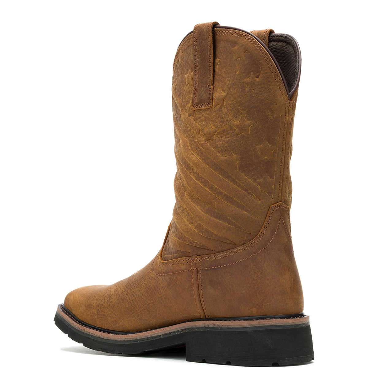 Wolverine Men's Rancher Flag LX Pull-On Steel-Toe Wellington Work Boots