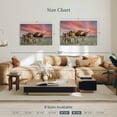 thumbnail image 4 of Elephant Stock Three Texas Longhorns Wall Art - Horizontal Canvas Wall Art - Bedroom Wall Decor - Animal Canvas - Gray And Brown Decor - 45" x 30", 4 of 8