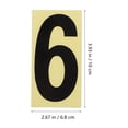 thumbnail image 4 of MasteelfCA 5 Sets Waterproof Mailbox Numbers Stickers Reflective Mailbox Numbers for Outside, 4 of 8
