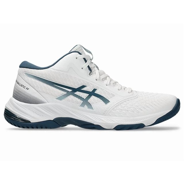 Men's Volleyball Shoes Asics Netburner Ballistic FF MT 3 White 1051A074-103