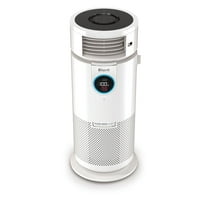 Shark CleanSense 3-in-1 Air Purifier, Heater & Fan, HEPA Filter, 500Sq Ft, Oscillating, Captures 99.98% of Particles for Clean Air, Dust, Smoke & Allergens, HC450 White