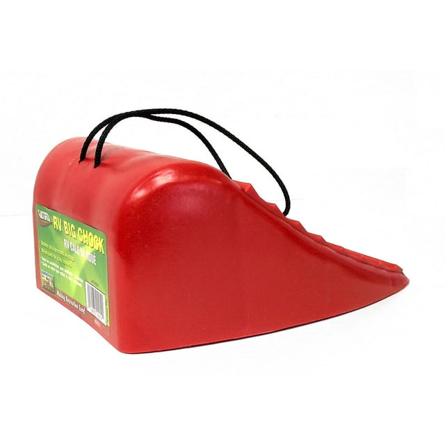 Valterra Wheel Chock A10-0914 Big Chock; Red; Plastic; Single