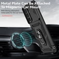 thumbnail image 3 of FIEWESEY for Samsung Galaxy A57 5G Case Built-in Slide Camera Cover & Kickstand Heavy Duty Protection Shockproof Phone Case for Samsung Galaxy A57 5G 6.7 inch ,Black, 3 of 8