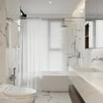 thumbnail image 2 of Naiture 48" Never Rust Stainless Steel Straight Shower Curtain Rod in Chrome Finish, 2 of 8